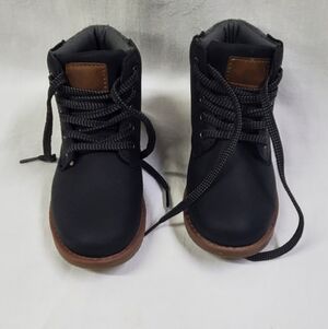 Sonoma Boys Black Memory Foam High Top Boots 13